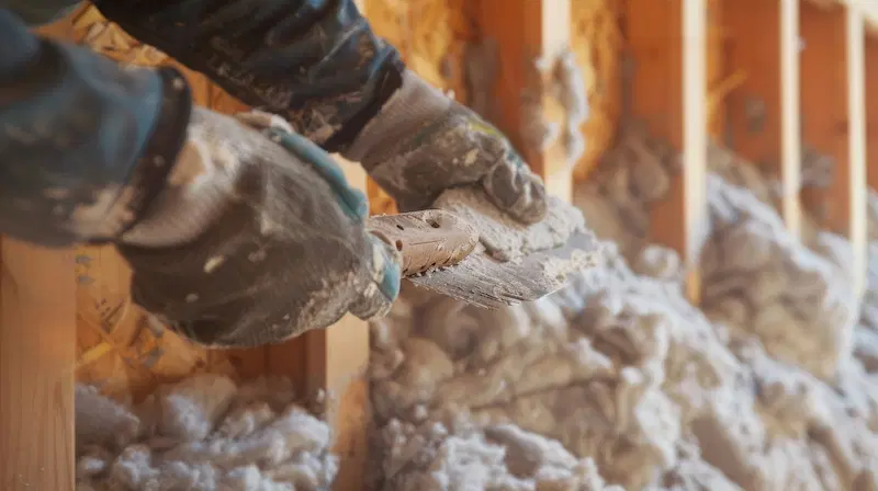 Cellulose fibre wall insulation to fill cavities