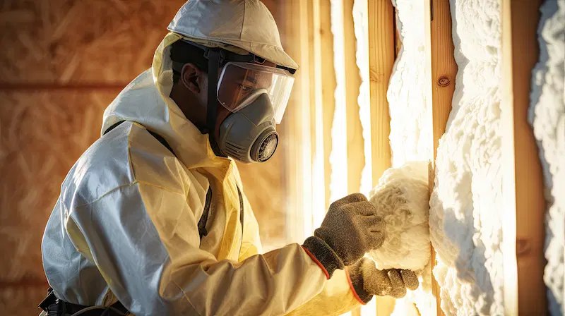 Professional installation of Rockwool insulation