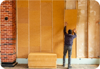 insulation panel installation